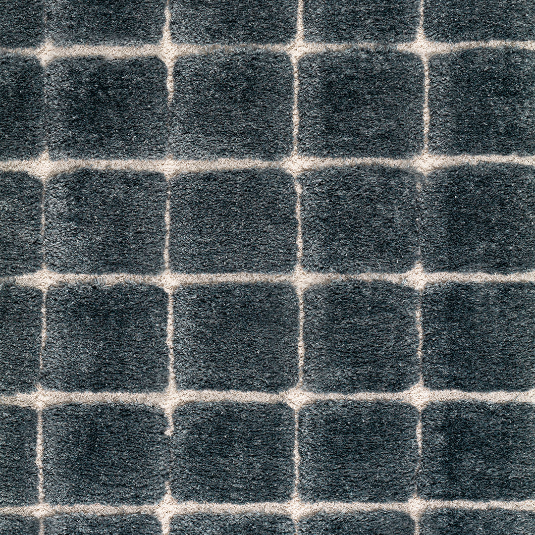 Tappeto VENERE 2 BLU – Geometria soffice per ambienti eleganti