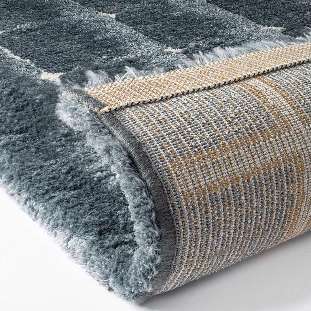 Tappeto VENERE 2 BLU – Geometria soffice per ambienti eleganti