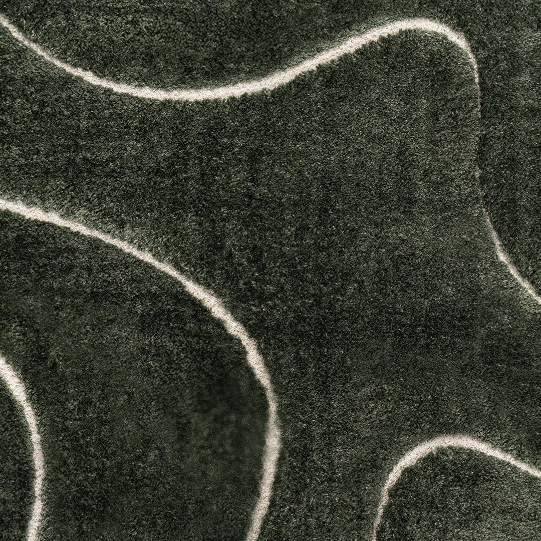 Tappeto VENERE 3 VERDE – Movimento e armonia per i tuoi ambienti