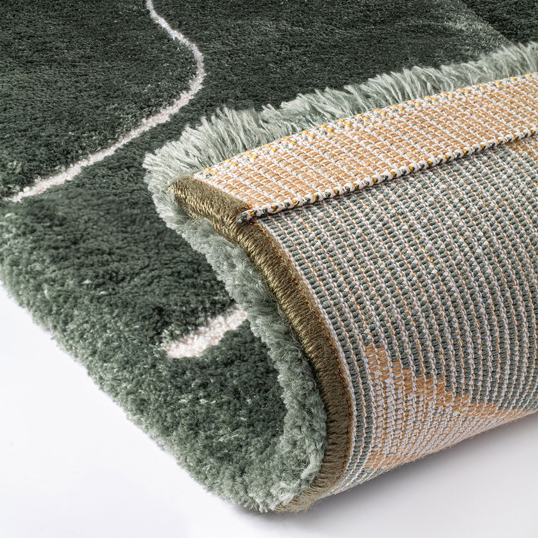 Tappeto VENERE 3 VERDE – Movimento e armonia per i tuoi ambienti