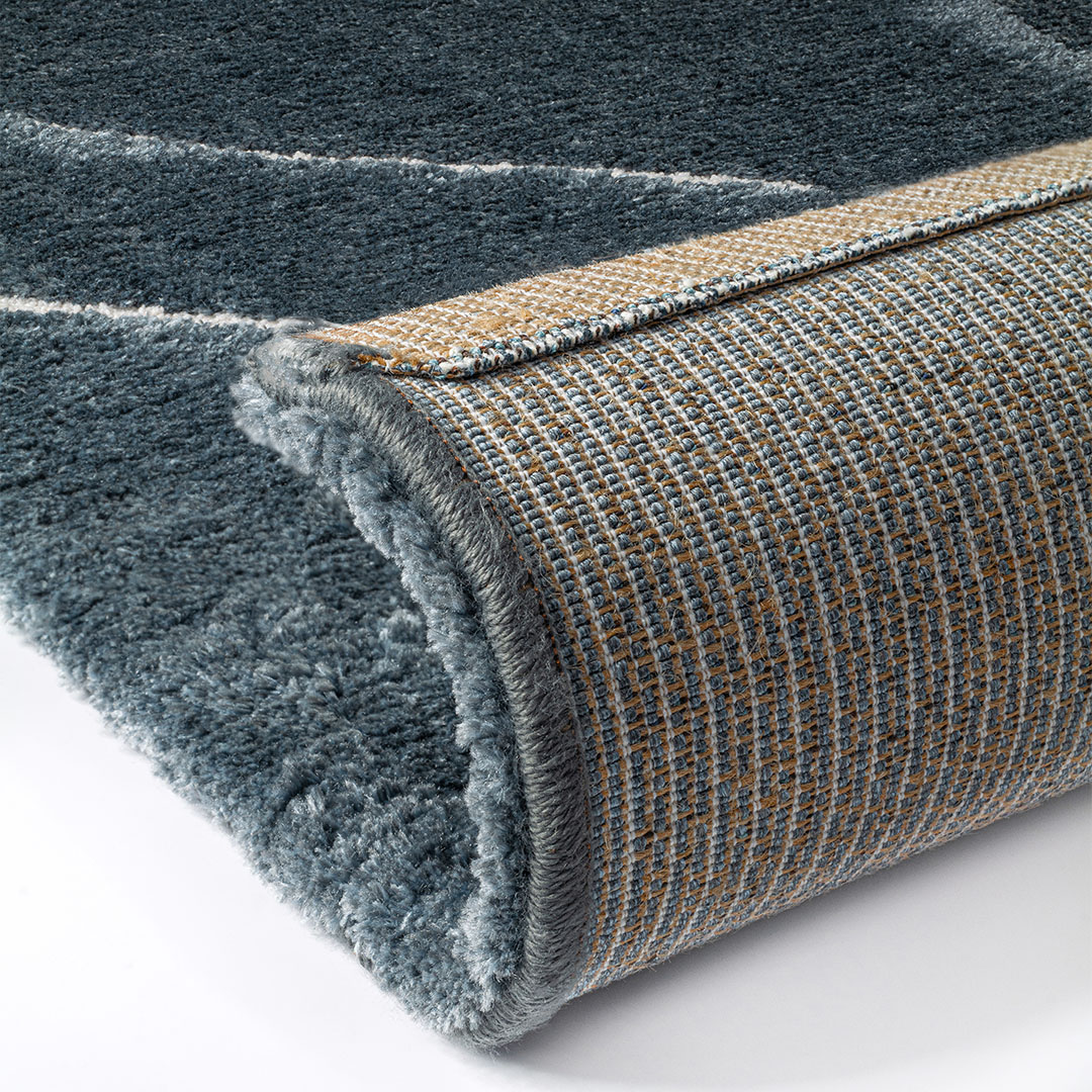 Tappeto VENERE 3 BLU – Design ondulato per un’eleganza senza tempo