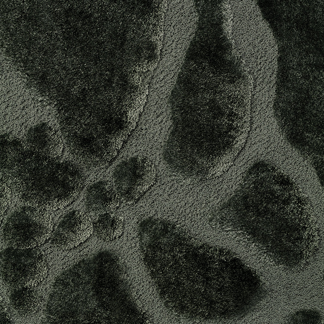 Tappeto VENERE STONE VERDE BOSCO – Eleganza organica per ambienti raffinati