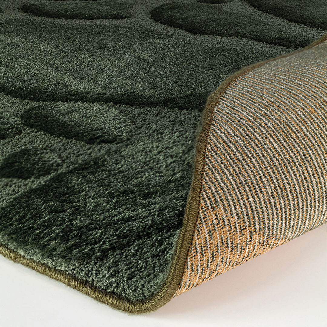 Tappeto VENERE STONE VERDE BOSCO – Eleganza organica per ambienti raffinati