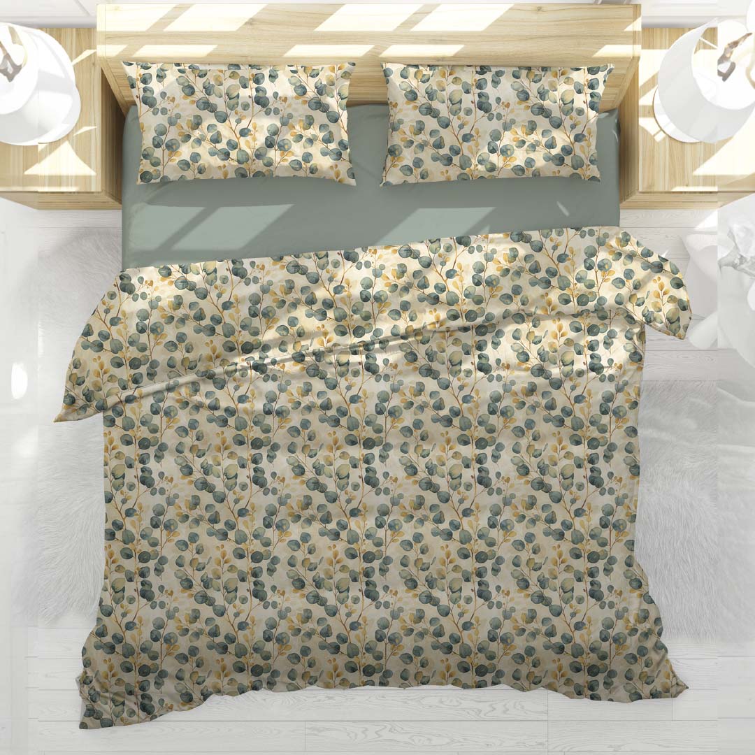 Copripiumino una piazza e mezza Eucalipto