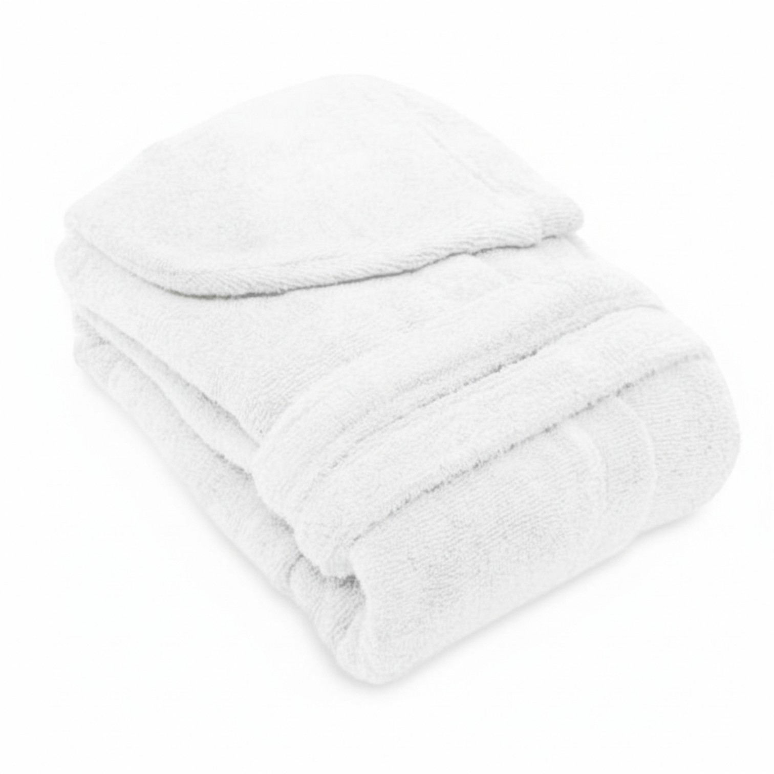 Accappatoio Carezza spugna zero twist 420 gr - Bianco