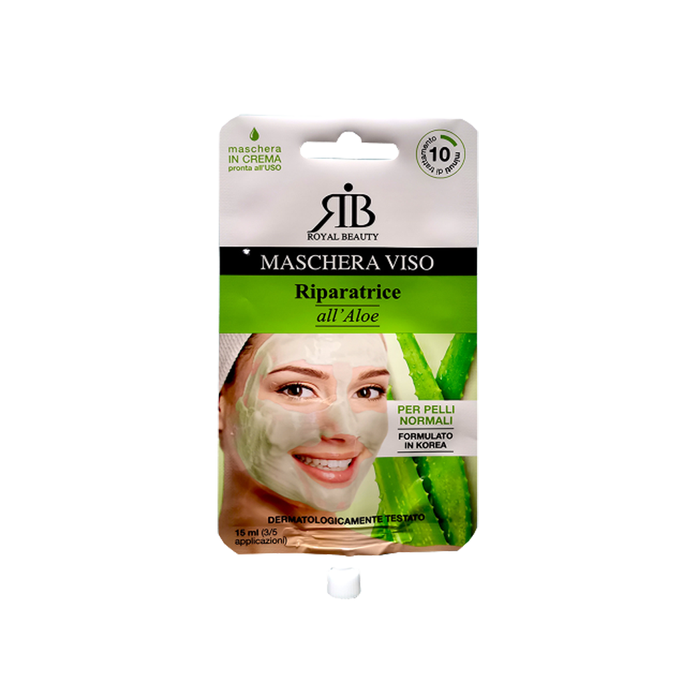 Maschera Viso Monodose Aloe 15 ml
