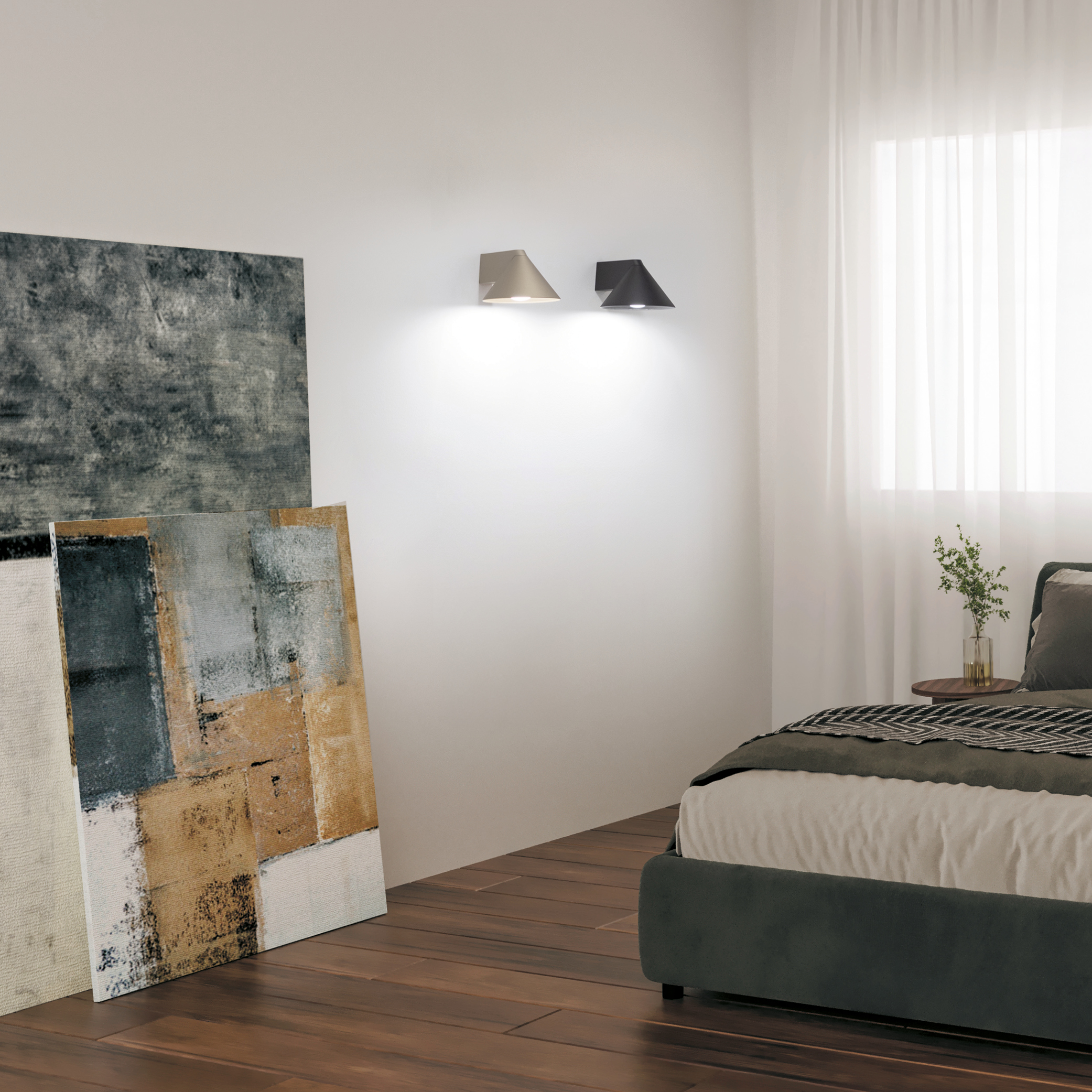 LUMINELLE APPLIQUE SABBIA 1X12W LED GX53