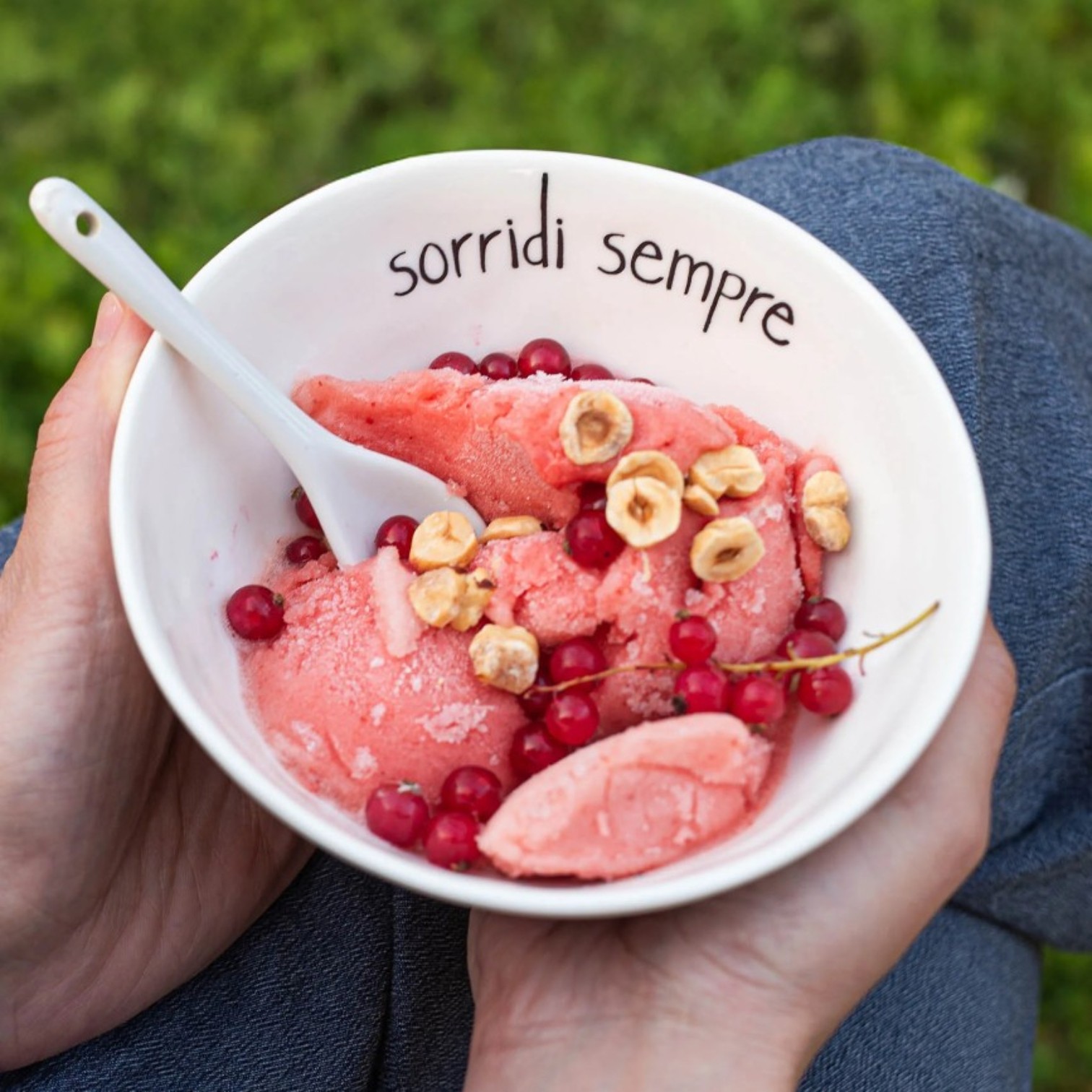 Set 2 Coppette Gress Sorridi Sempre