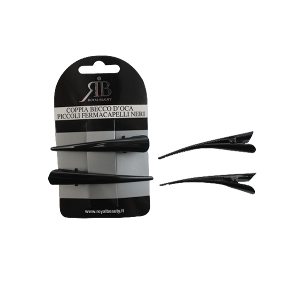 Becco Capelli Piccolo Nero 2 Pezzi