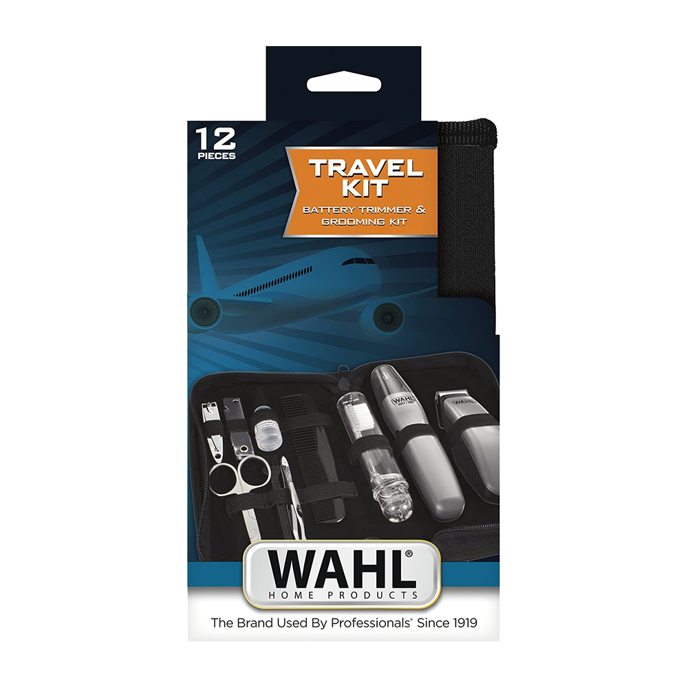 Travel Kit Regolabarba +Trimmen 12 Accessori