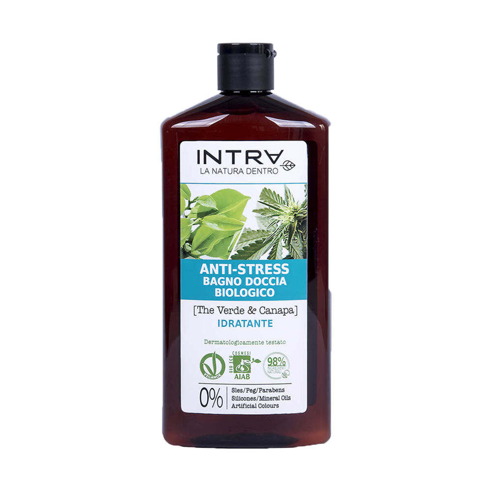 Thè Verde e Canapa Bagno Doccia Anti-stress 400 ml