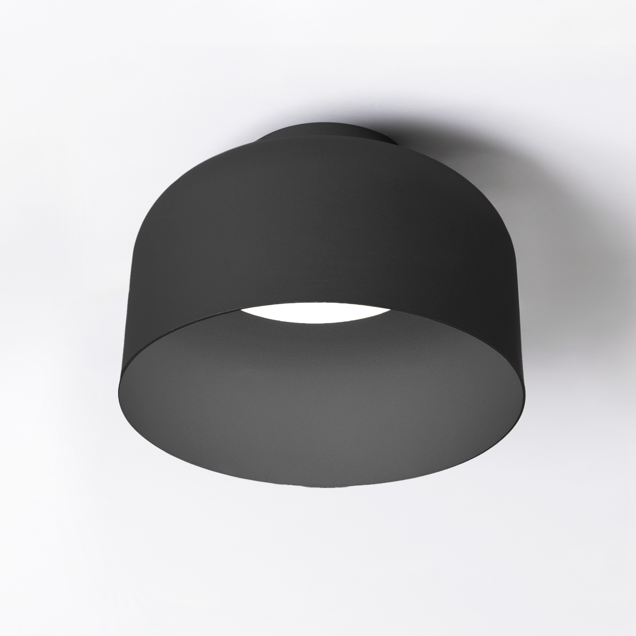 BOTTONE PLAFONIERA NERO 20W 2700K-3000K-4000K DIMMERABILE