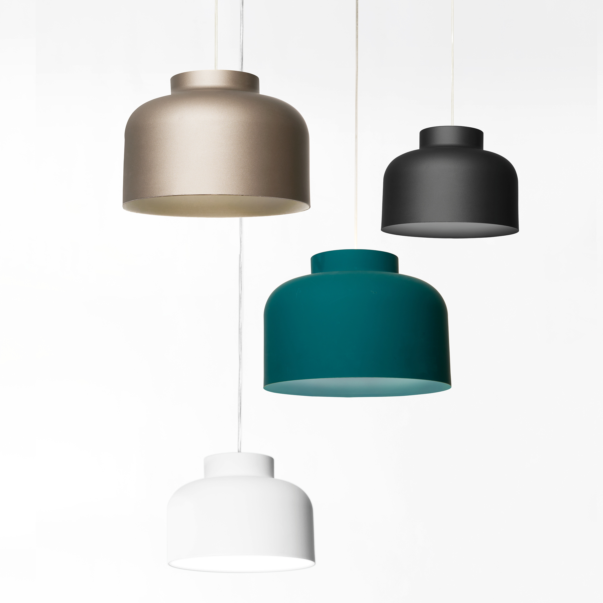 BOTTONE SOSPENSIONE BIANCO 24W 2700K-3000K-4000K DIMMERABILE