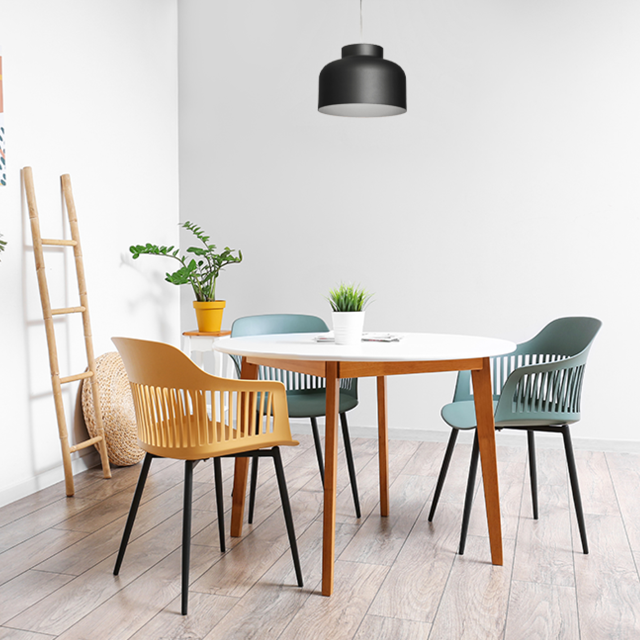BOTTONE SOSPENSIONE NERO 24W 2700K-3000K-4000K DIMMERABILE