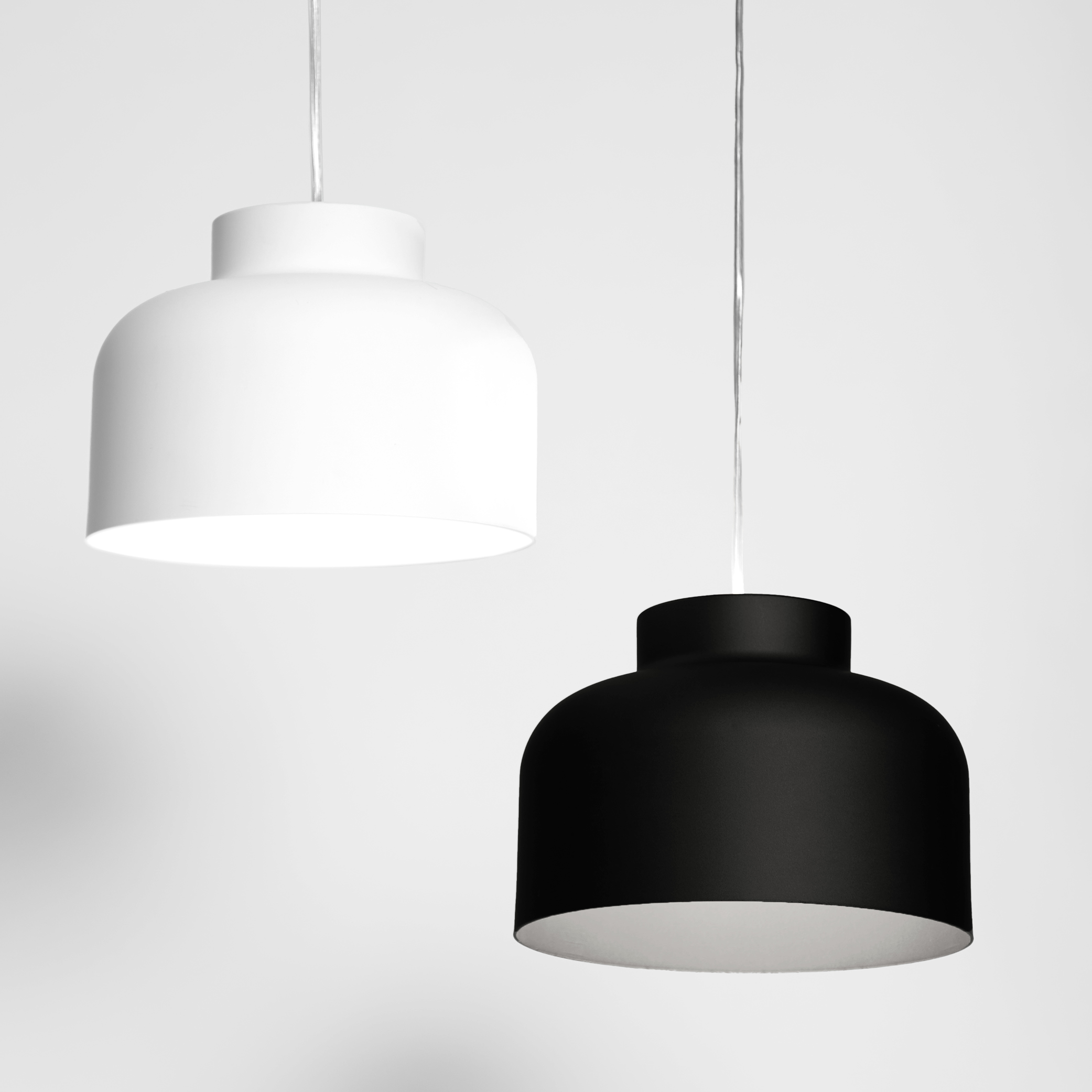 BOTTONE SOSPENSIONE NERO 24W 2700K-3000K-4000K DIMMERABILE