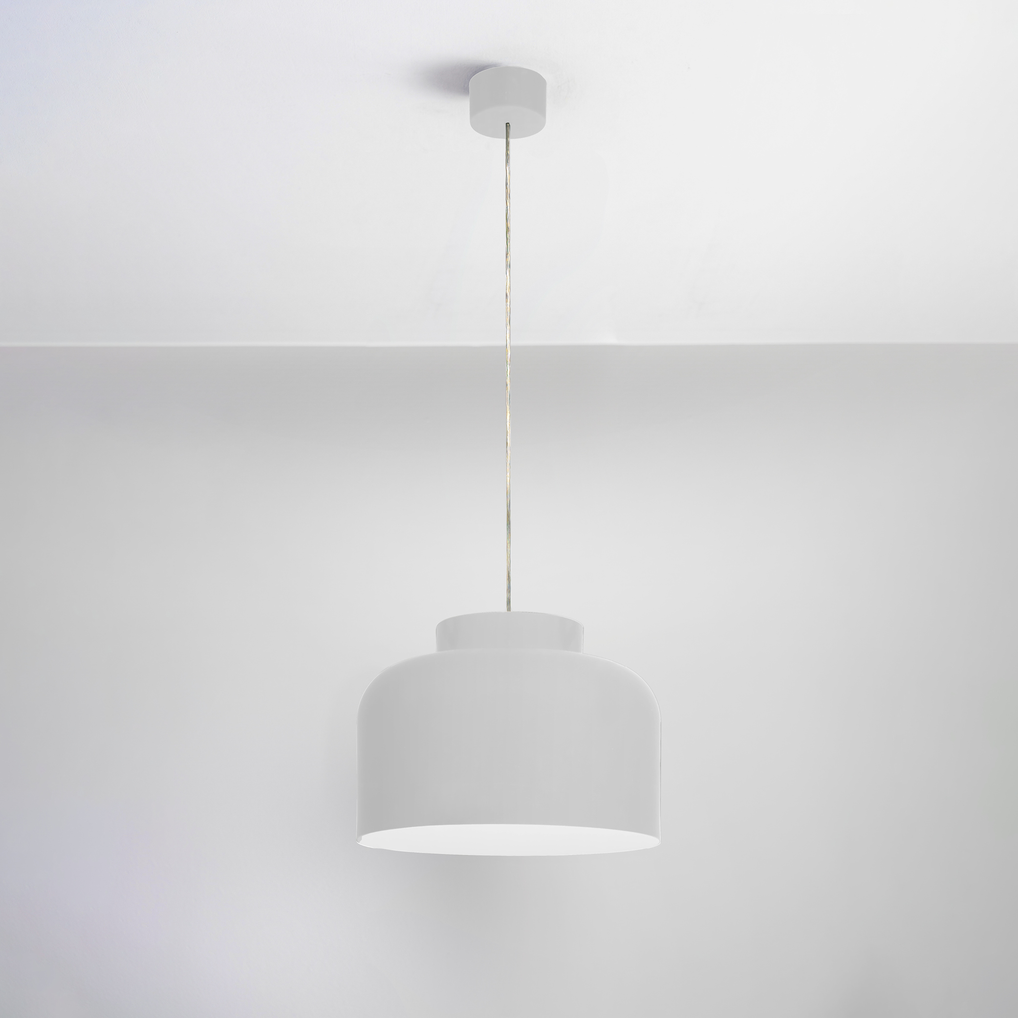 BOTTONE SOSPENSIONE BIANCO 30W 2700K-3000K-4000K DIMMERABILE
