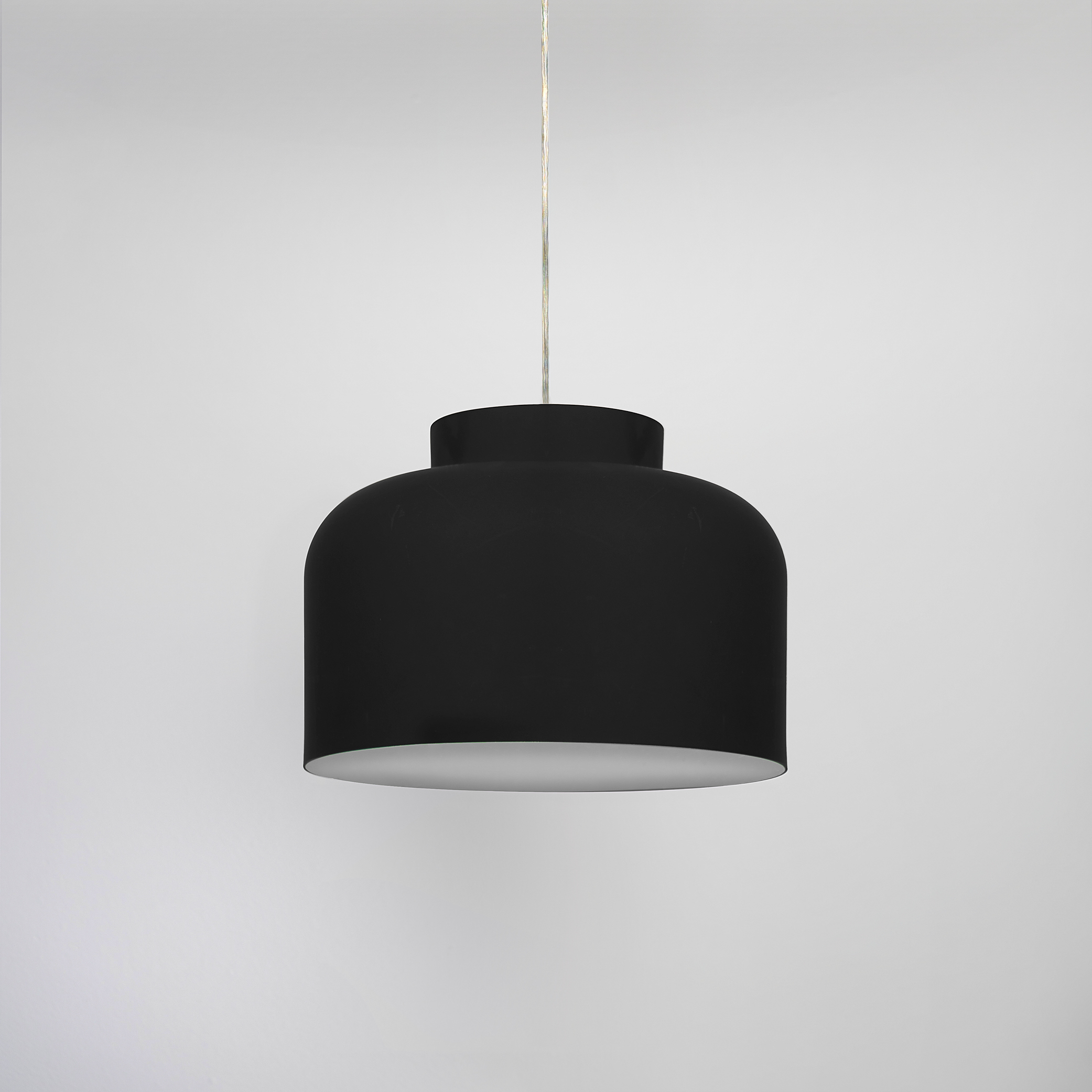 BOTTONE SOSPENSIONE NERO 30W 2700K-3000K-4000K DIMMERABILE