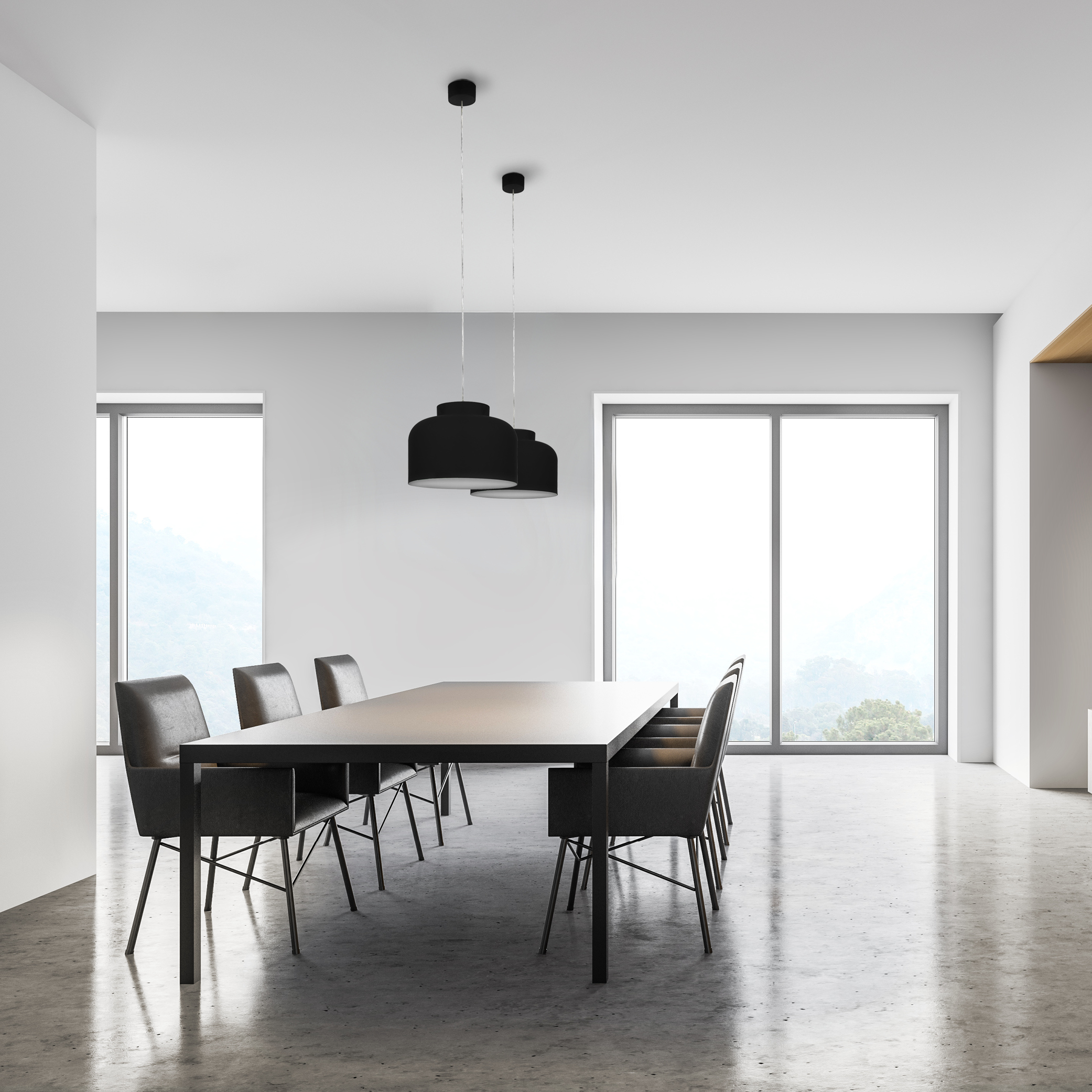 BOTTONE SOSPENSIONE NERO 30W 2700K-3000K-4000K DIMMERABILE