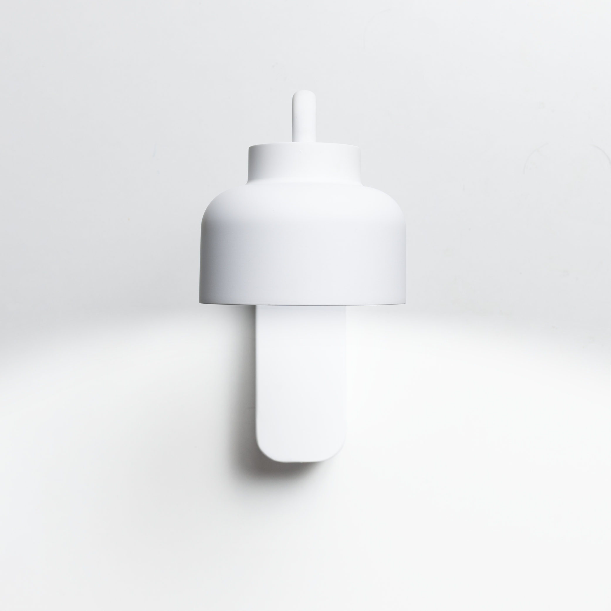 BOTTONE APPLIQUE BIANCO 1x12W LED GX53