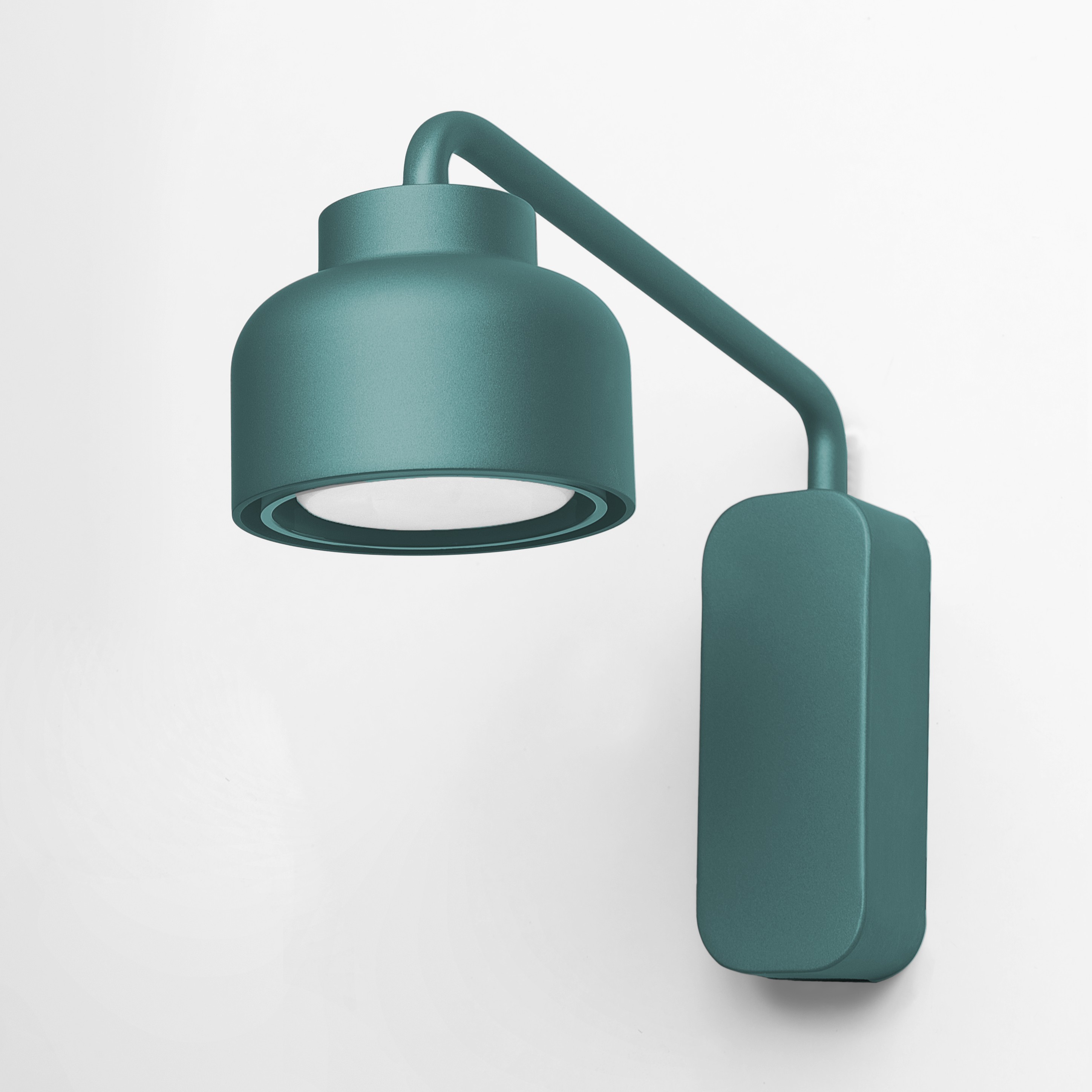 BOTTONE APPLIQUE PETROLIO 1x12W LED GX53