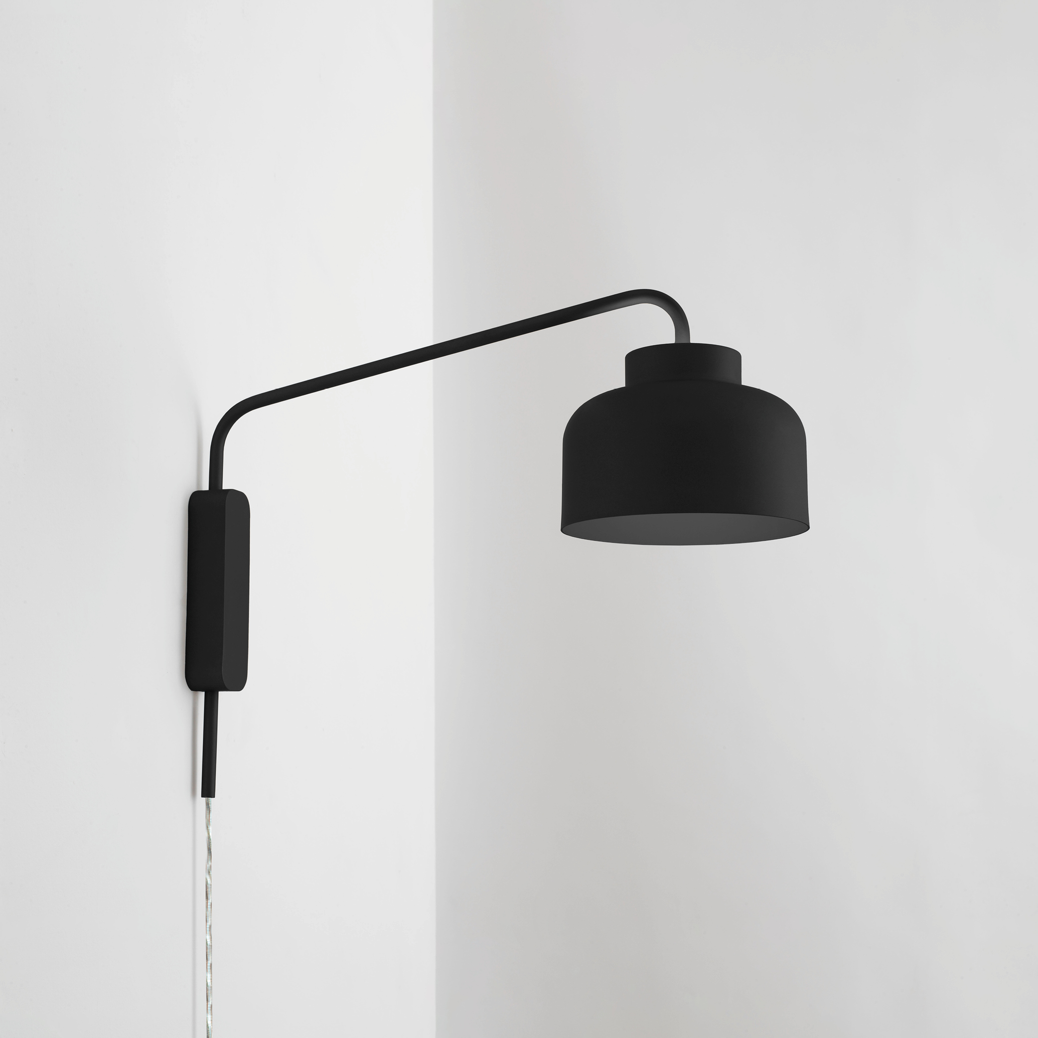 BOTTONE APPLIQUE NERO 24W 2700K-3000K-4000K DIMMERABILE