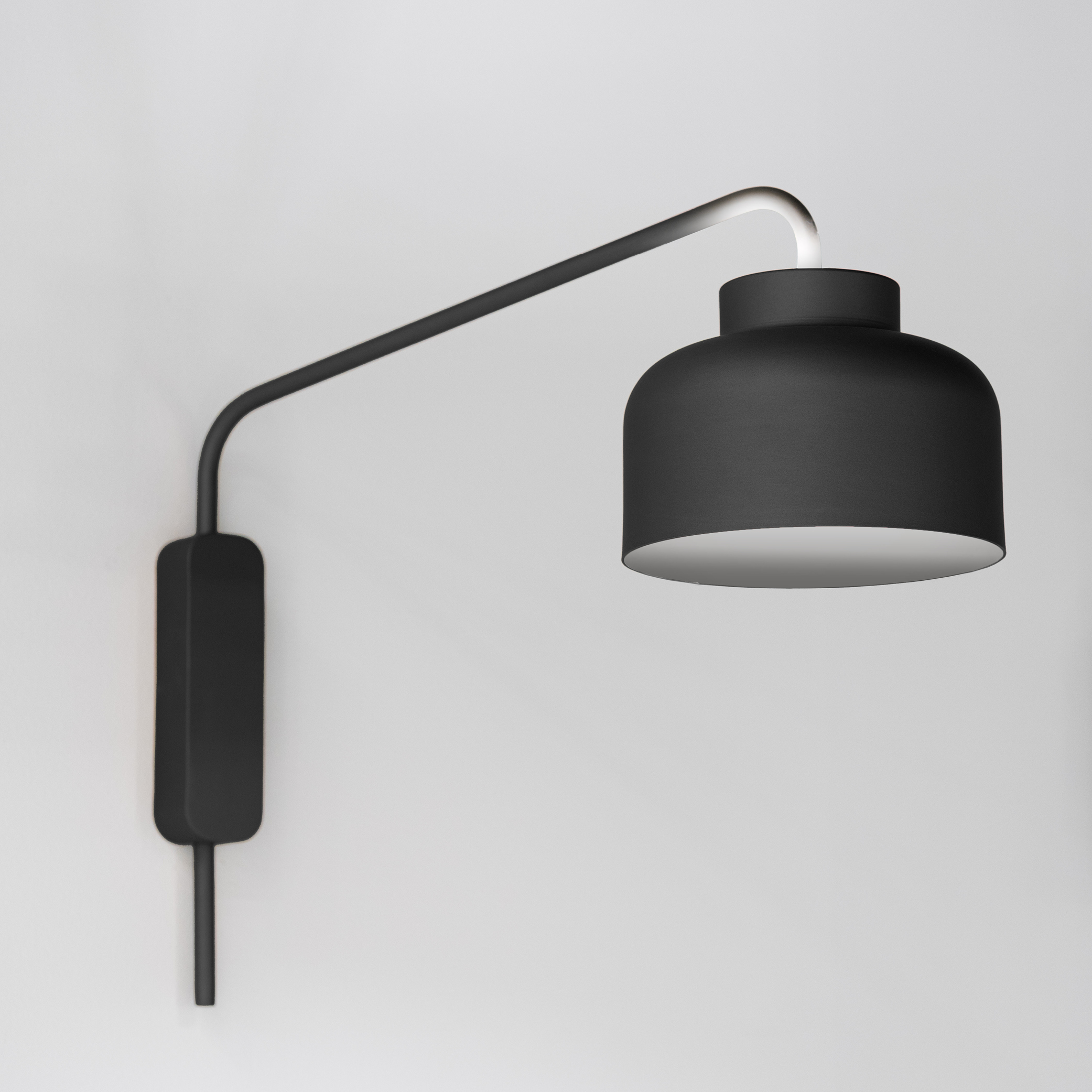 BOTTONE APPLIQUE NERO 24W 2700K-3000K-4000K DIMMERABILE