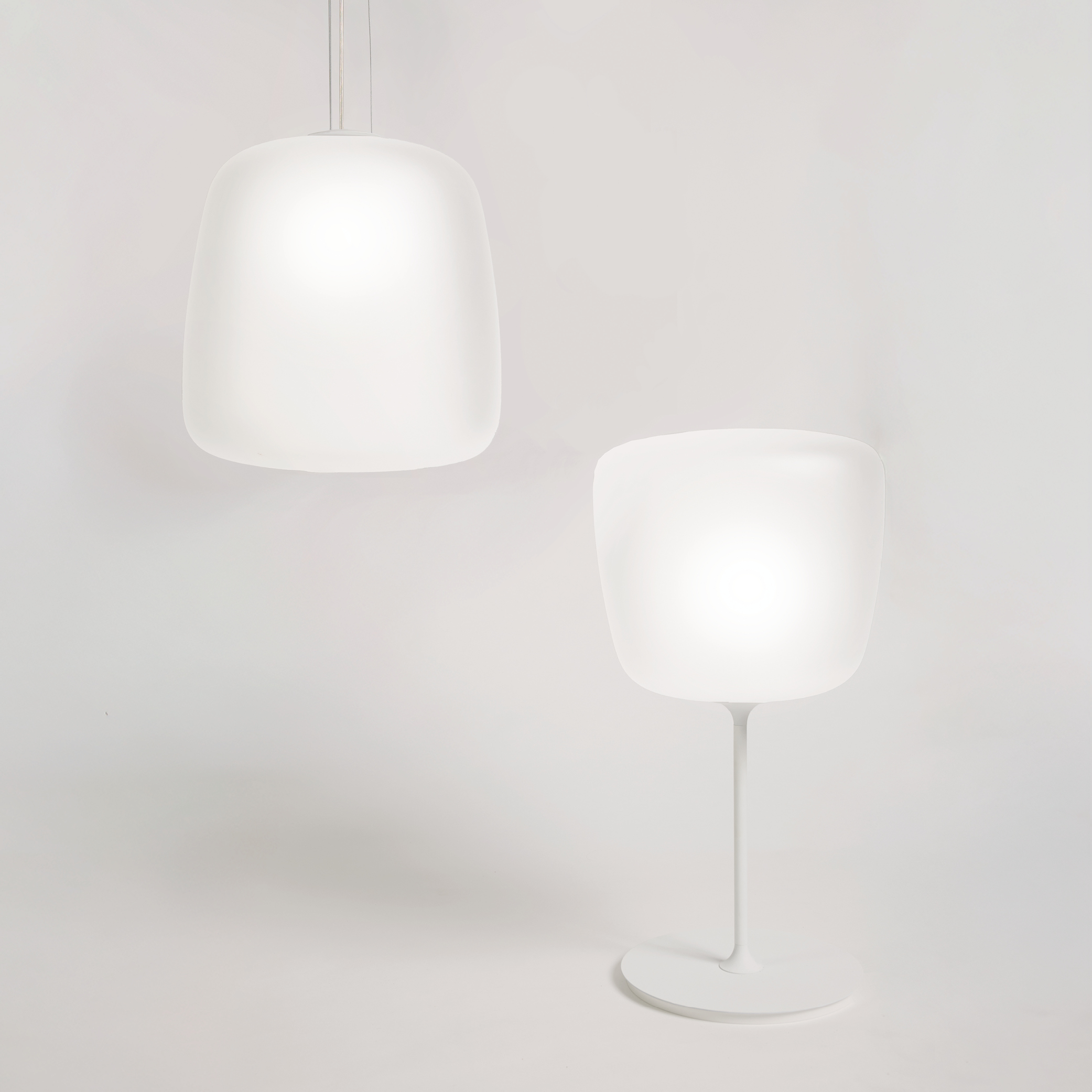 ETHEREA LAMPADA DA TAVOLO BIANCO 1X18W LED E27