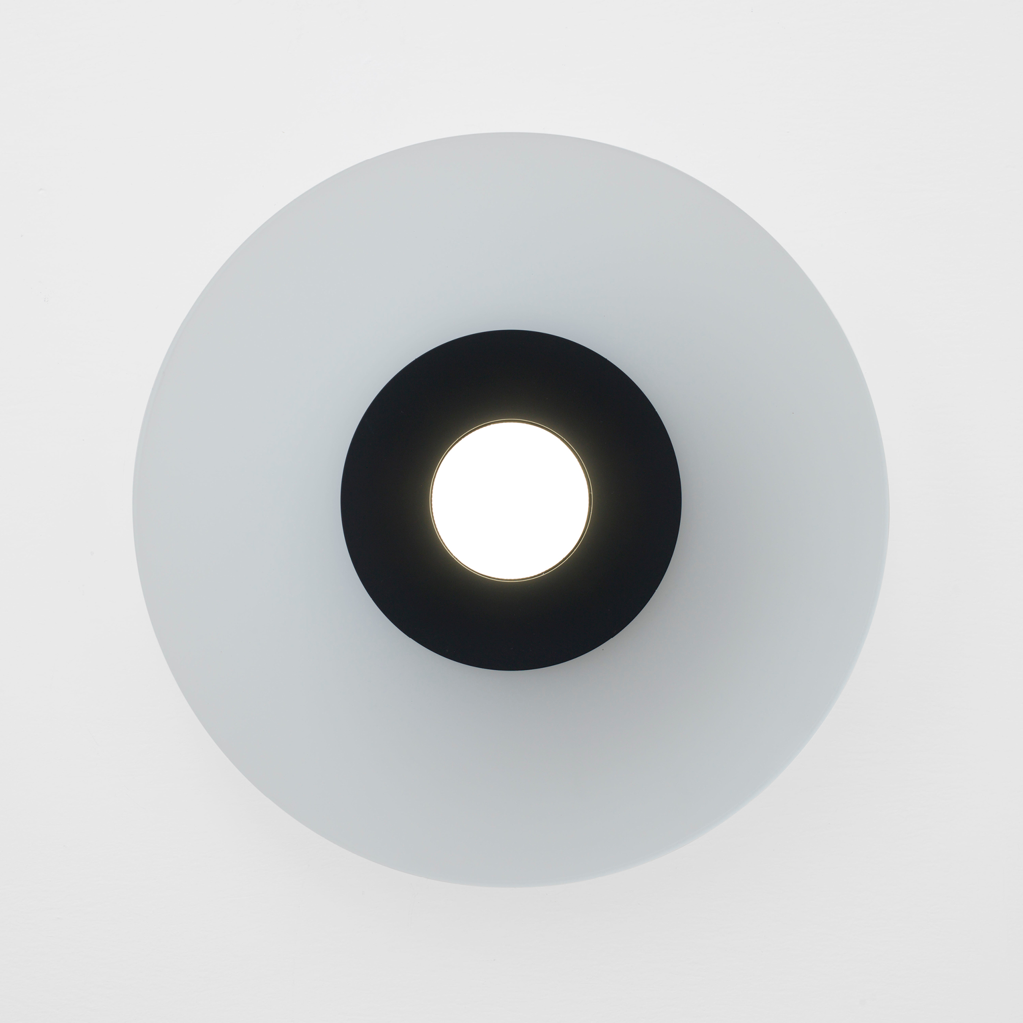 MULTIPOP VETRO APPLIQUE/PLAFONIERA BIANCO SATINATO 1x12W LED GX53