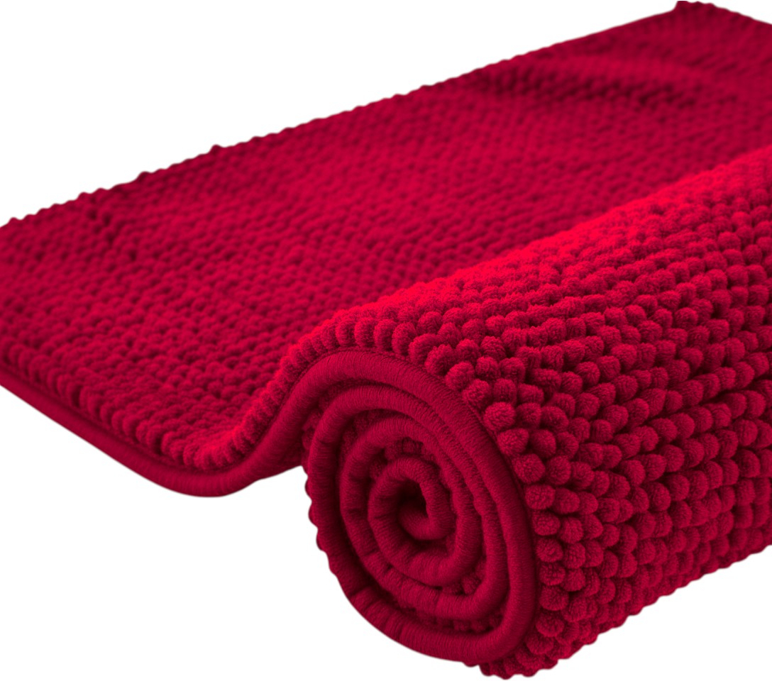 Tappeto Cloud 40 x 60 con antiscivolo - rosso