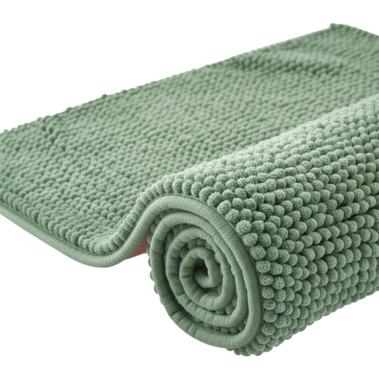 Tappeto Cloud 50 x 80 con antiscivolo - verde salvia