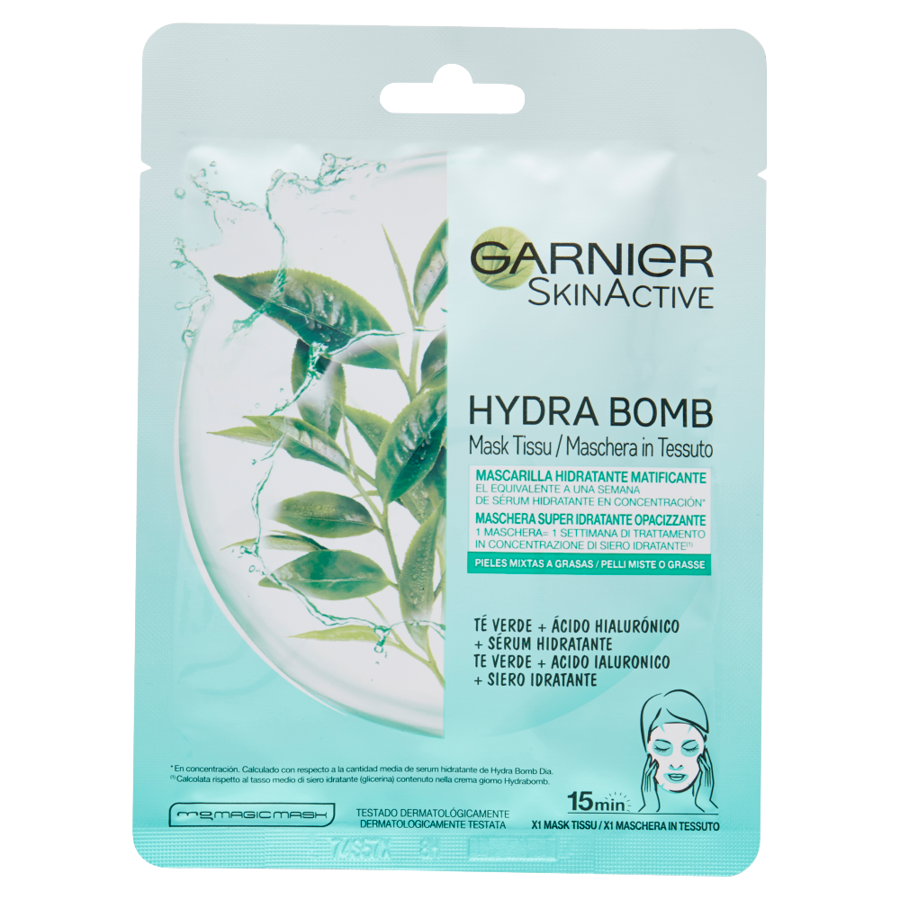 Garnier SkinActive Hydra Bomb Maschera Super Idratante Opacizzante 32 g