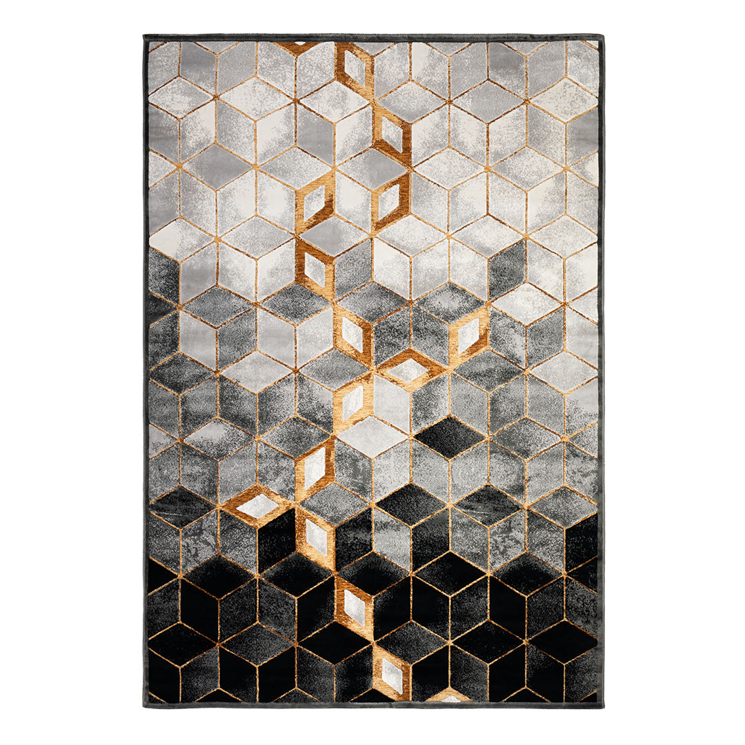 Tappeto GABRIELLE 755X/Q13: Geometria e Raffinatezza per il Tuo Spazio