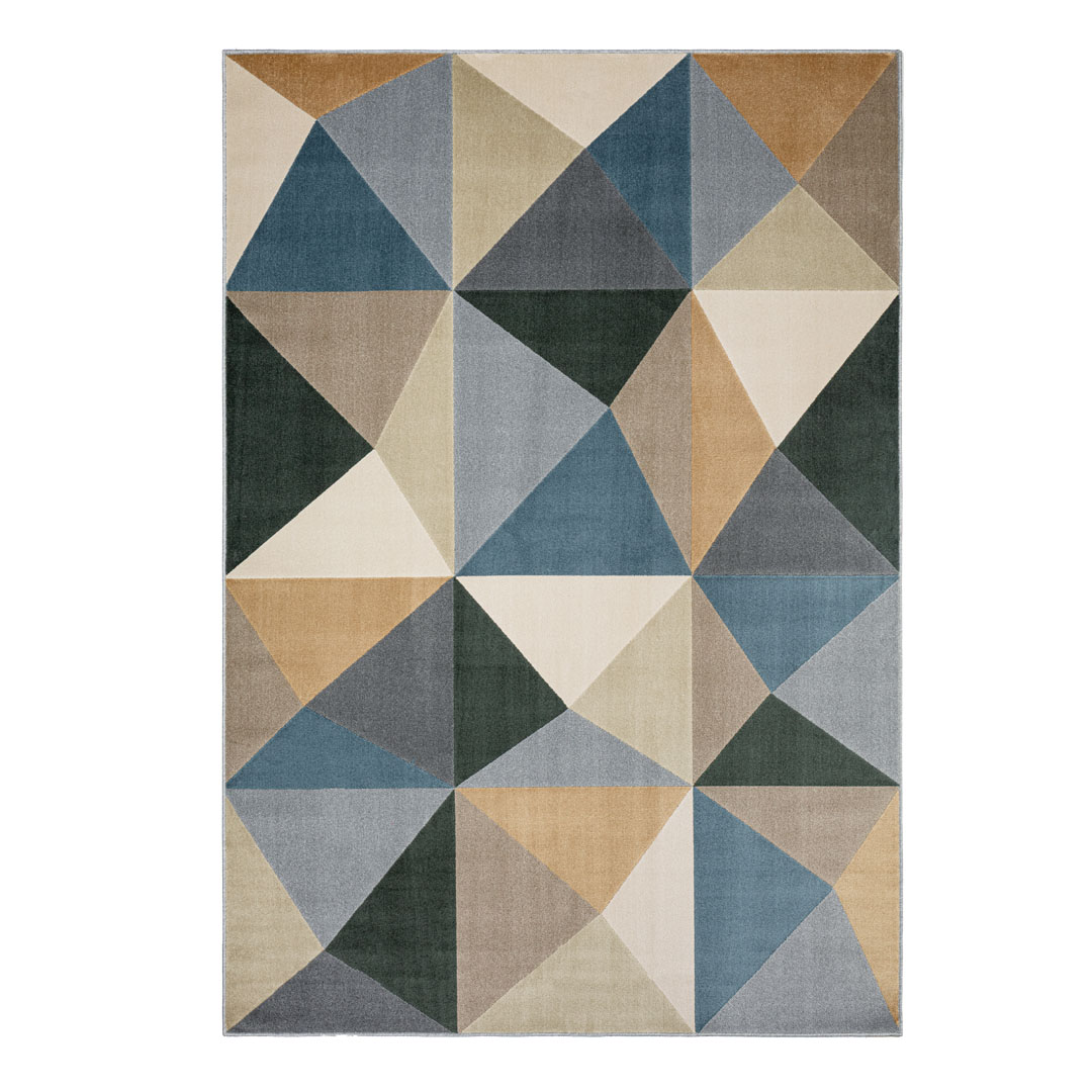 VITTORIA 9780013/5252 – Geometric Low Pile Rug with Modern Elegance