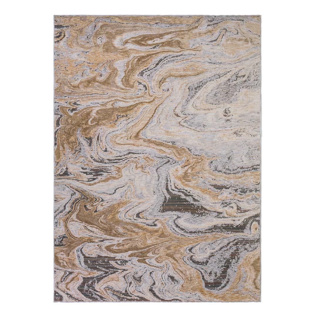 ELIXIR 530/RD9 E – Large Living Room Rug with Modern Marble-Effect Design