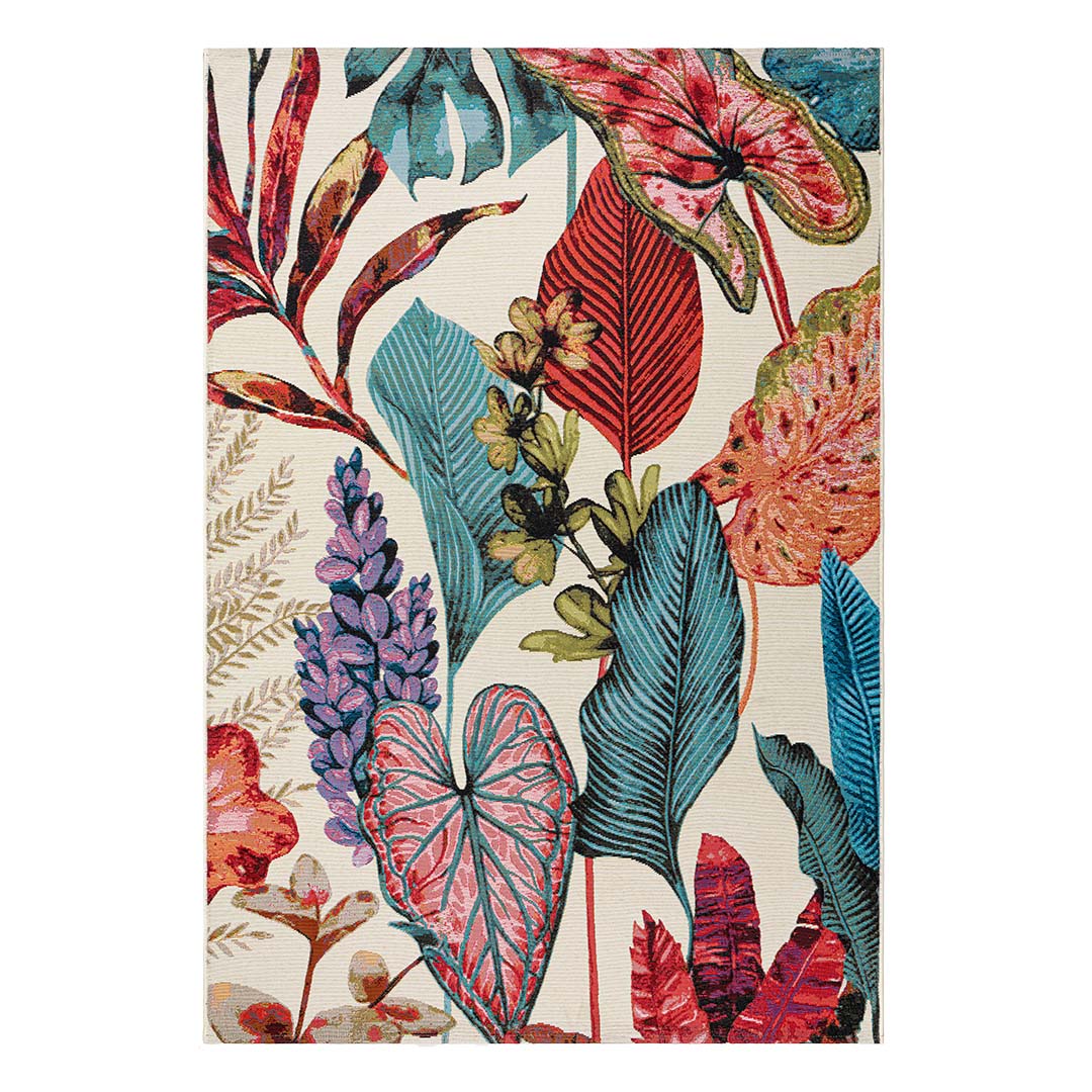 Tappeto AMAZZONIA 2648/Q04 – Esplosione di colori tropicali per i tuoi spazi all’aperto - Immagine principale