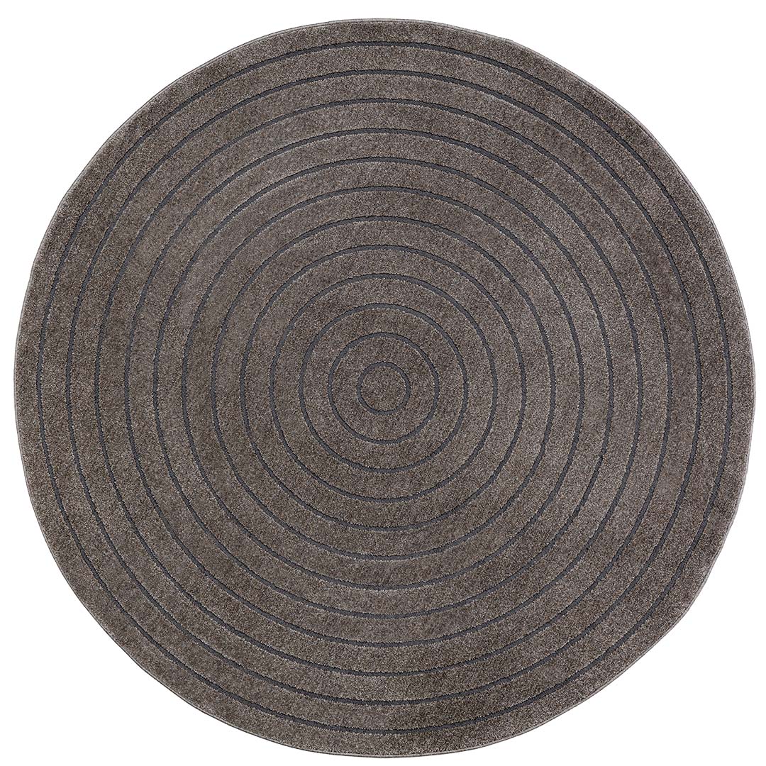 Tappeto CORTINA SFERA TAUPE – Geometria e comfort per interni contemporanei - Immagine principale