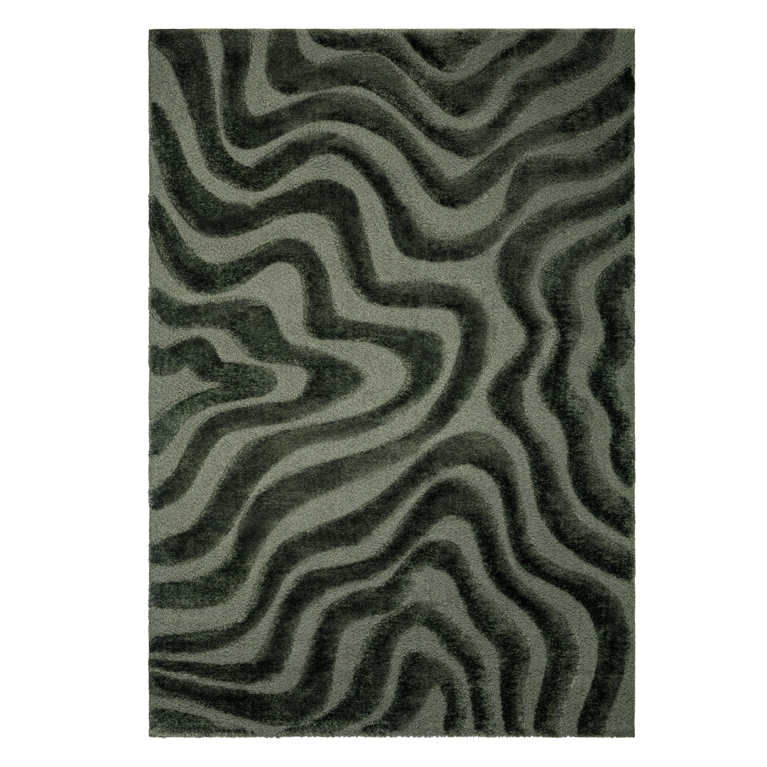 Tappeto VENERE VERDE BOSCO – Design organico per spazi di carattere