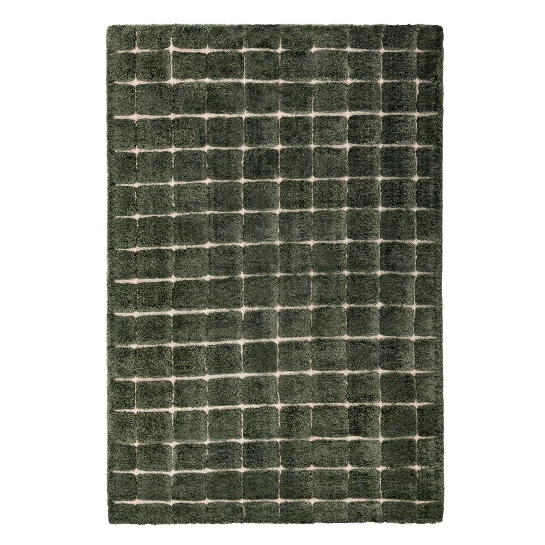 Tappeto VENERE 2 VERDE – Eleganza a rilievo per ambienti ricercati