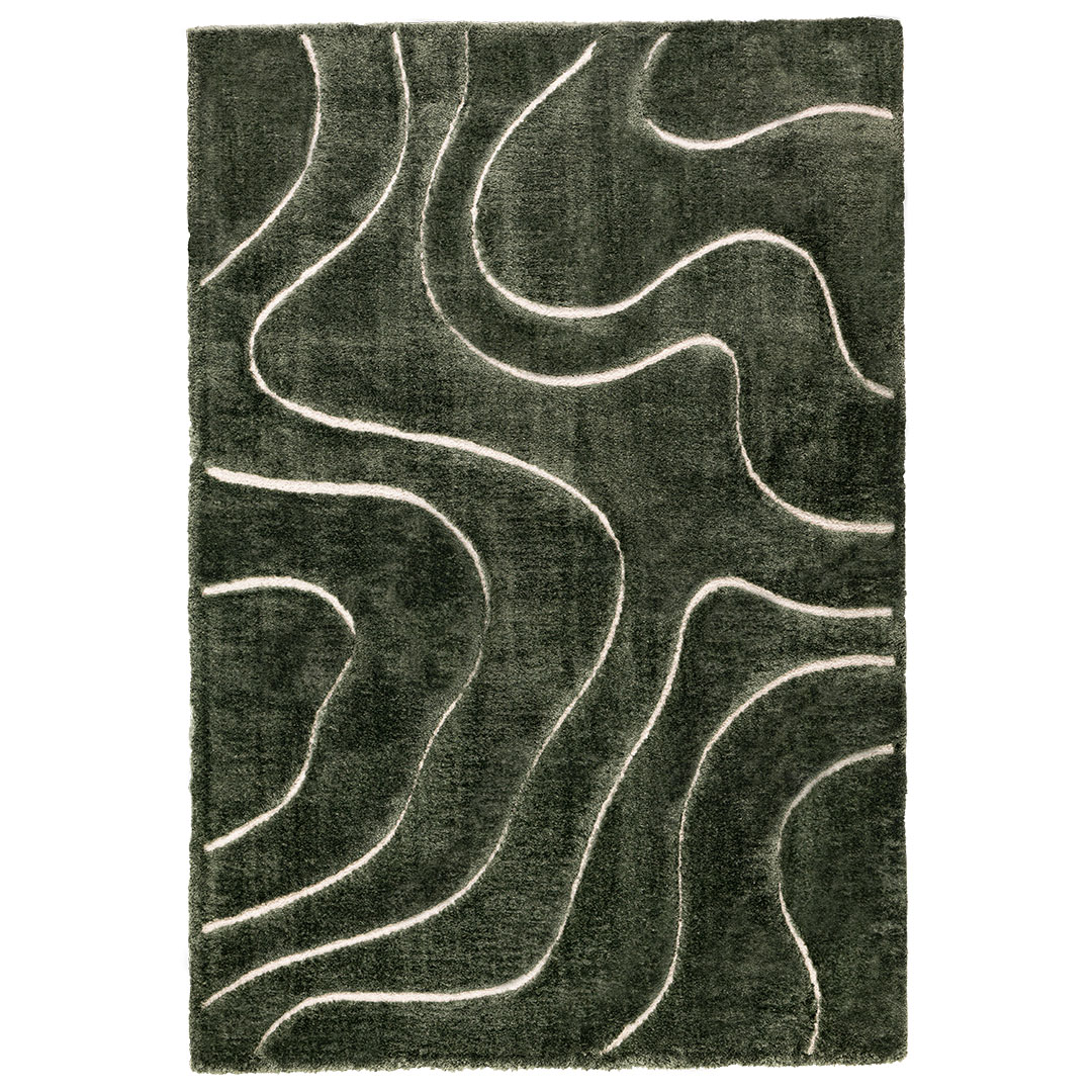 Tappeto VENERE 3 VERDE – Movimento e armonia per i tuoi ambienti