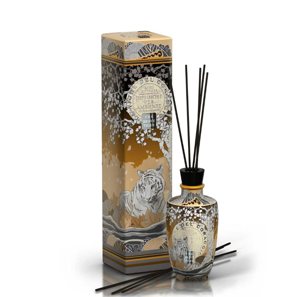 Diffusore per Ambiente La Tigre del Coraggio 300ml + Bacchette
