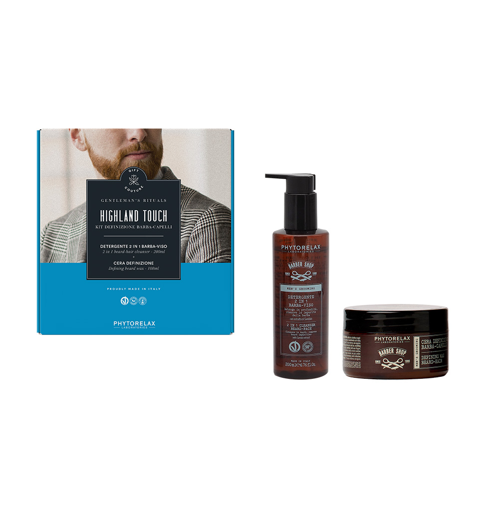 Grooming Kit Detergente 2 in 1 e Cera Definizione