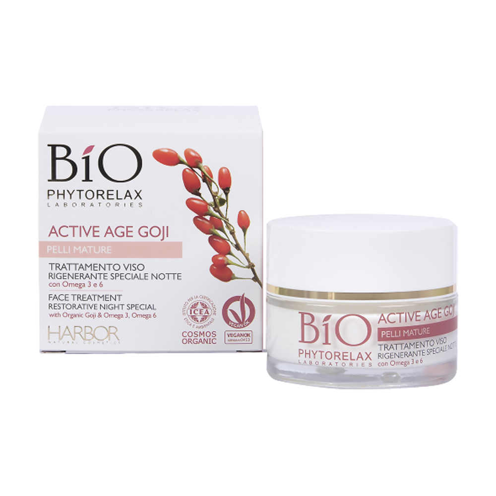 Active Age Goji Trattamento Viso Rigenerante Notte 50 ml