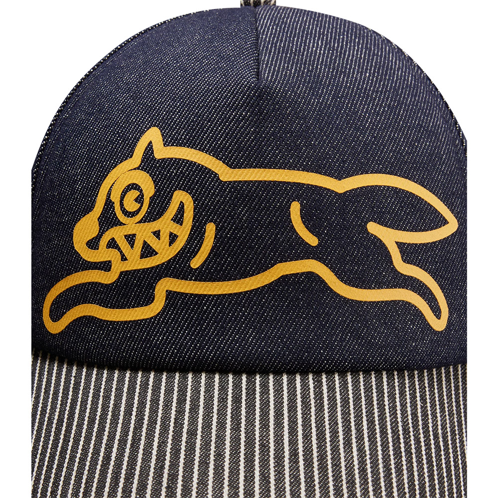 ICECREAM Cappello Trucker Cap Denim Running Dog 