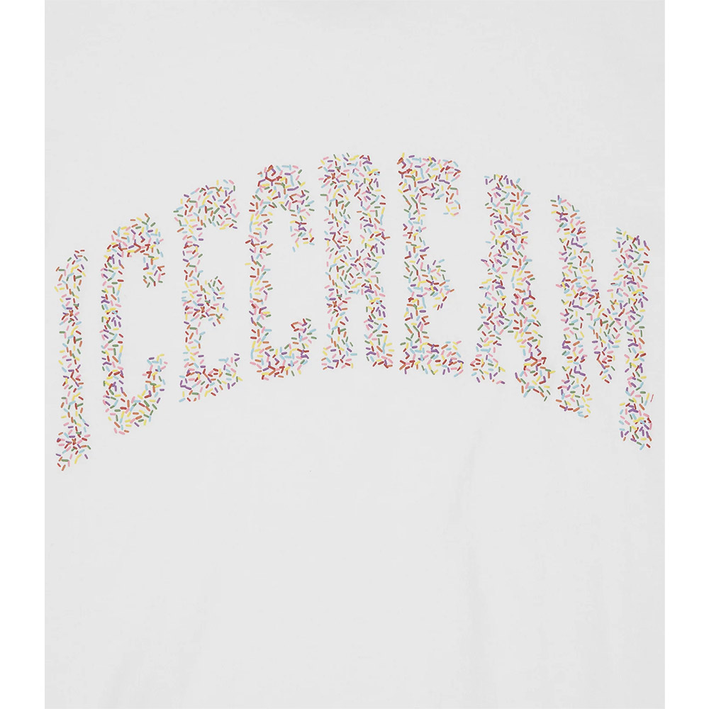ICECREAM Maglietta Maniche Corte Tee Sprinkles White