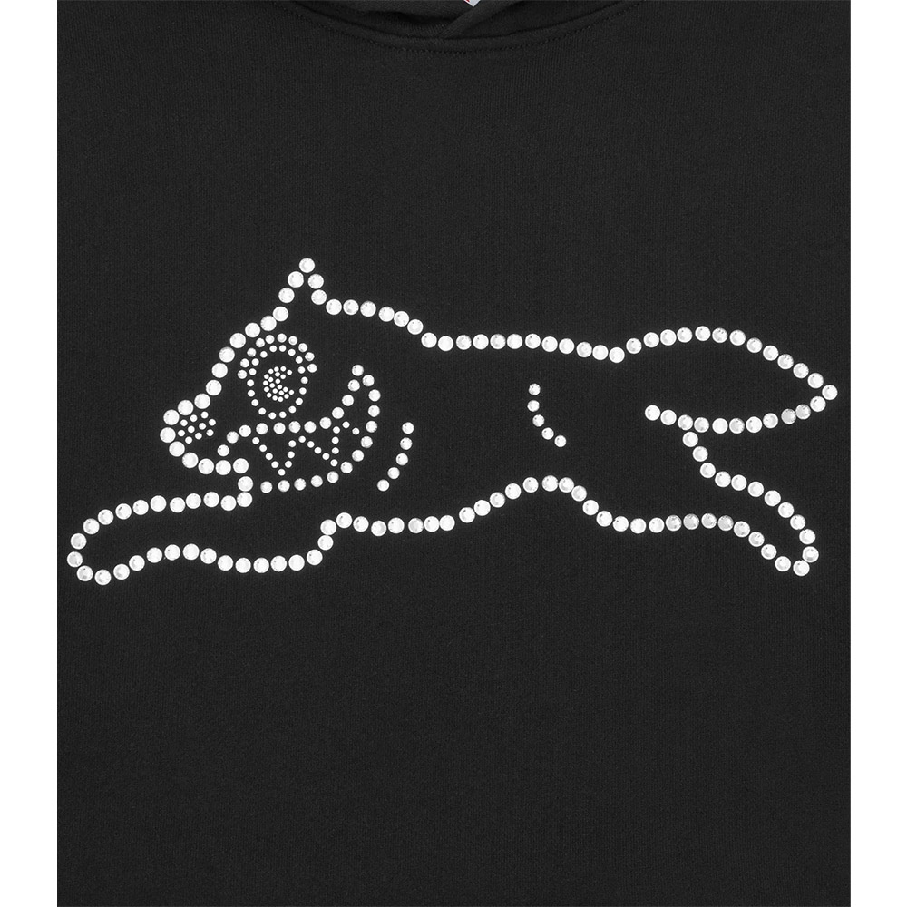 ICECREAM Felpa Con Cappuccio Hoodie Crystal Running Dog Popover 