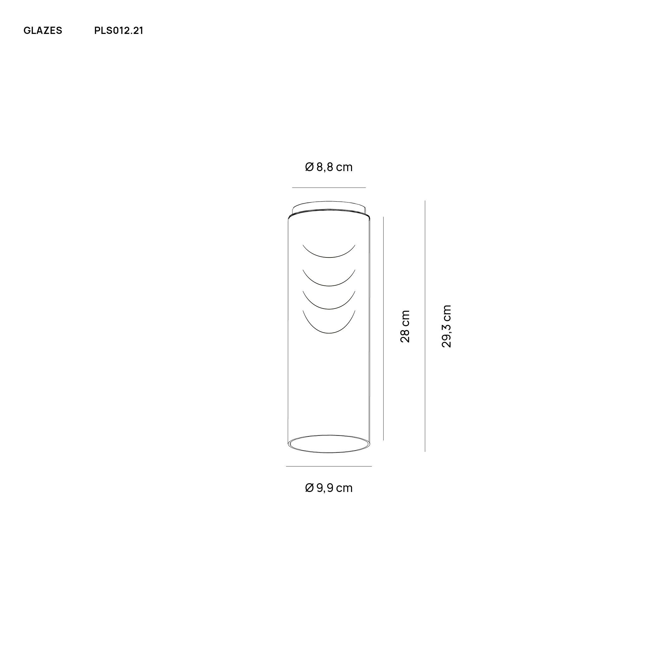 GLAZES PLAFONIERA BIG CROMO 1X12W LED GX53