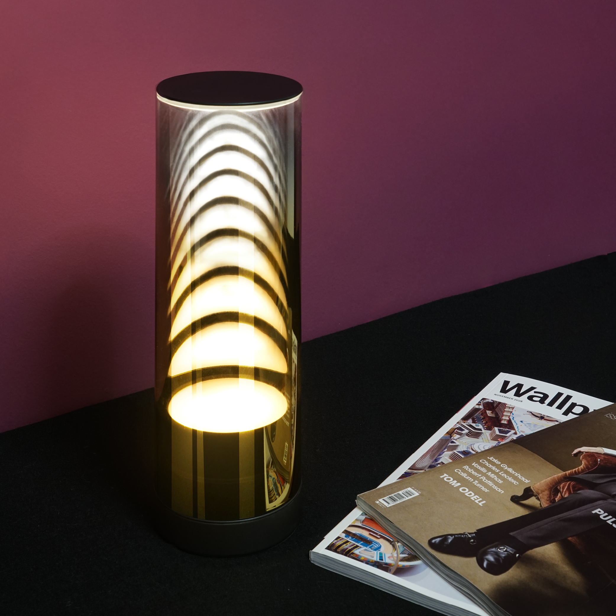 GLAZES DA TAVOLO PORTATILE ORO 5W 2700K-3000K-4000K DIMMERABILE