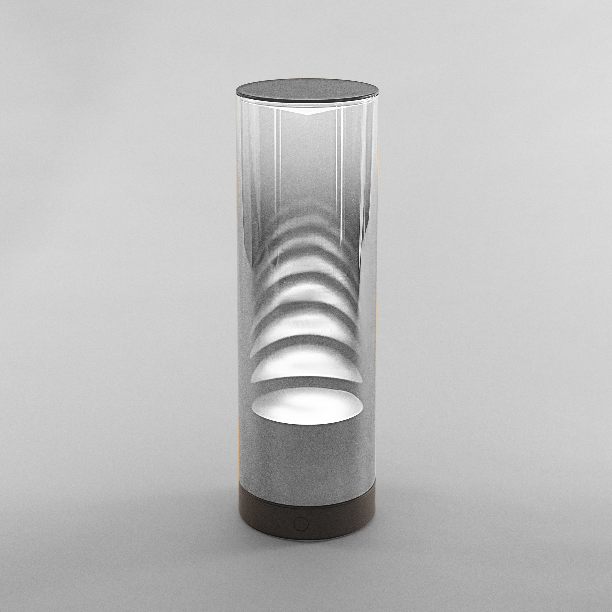 GLAZES DA TAVOLO PORTATILE CROMO 5W 2700K-3000K-4000K DIMMERABILE