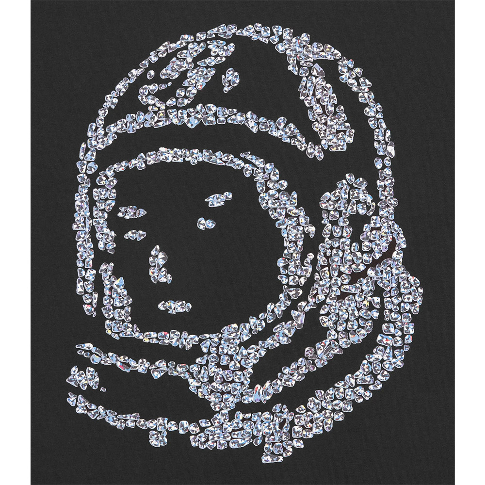 BILLIONAIRE BOYS CLUB Maglietta Maniche Corte Tee Gem Stone Astro Black 