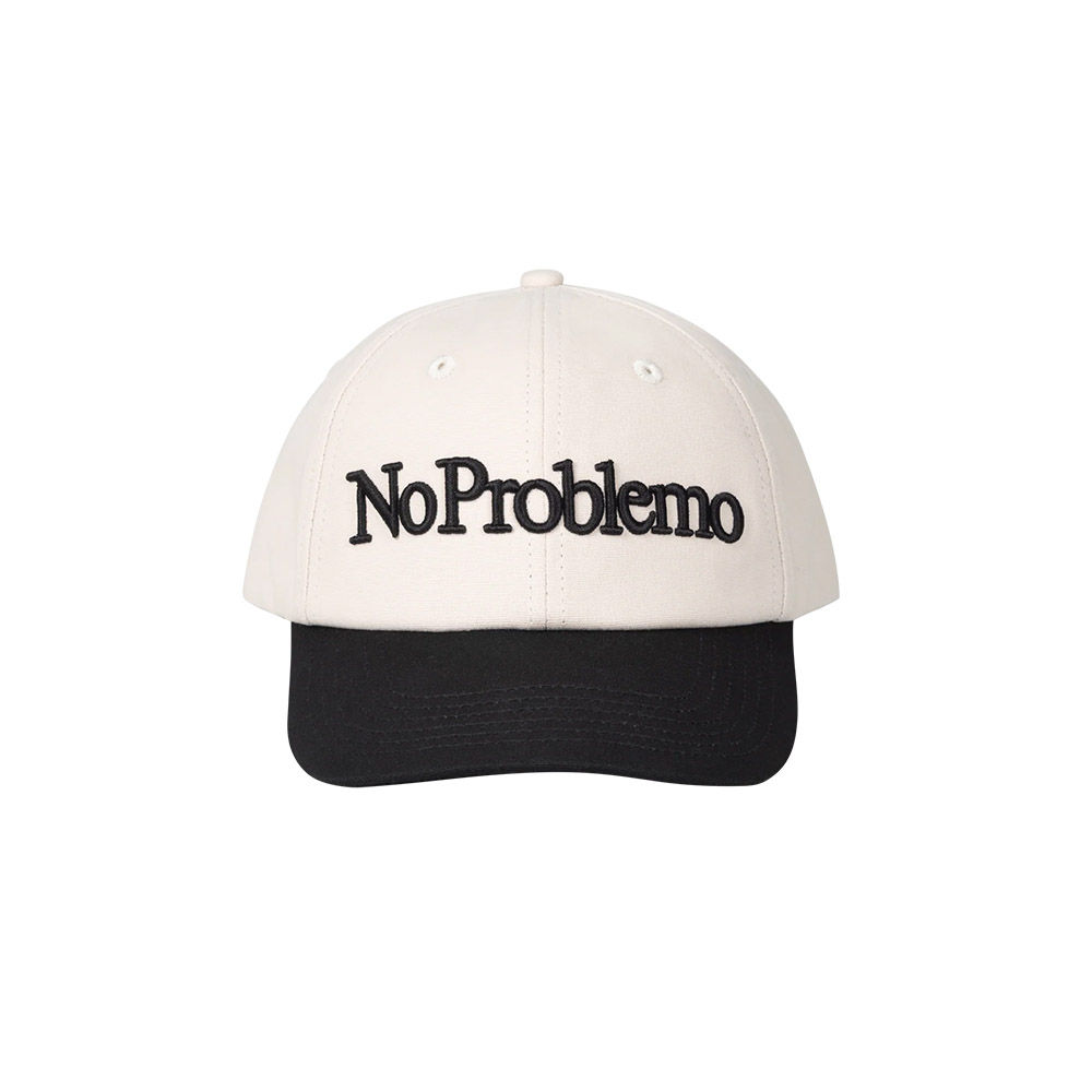 NO PROBLEMO Cappello Cap No Problemo Black White 